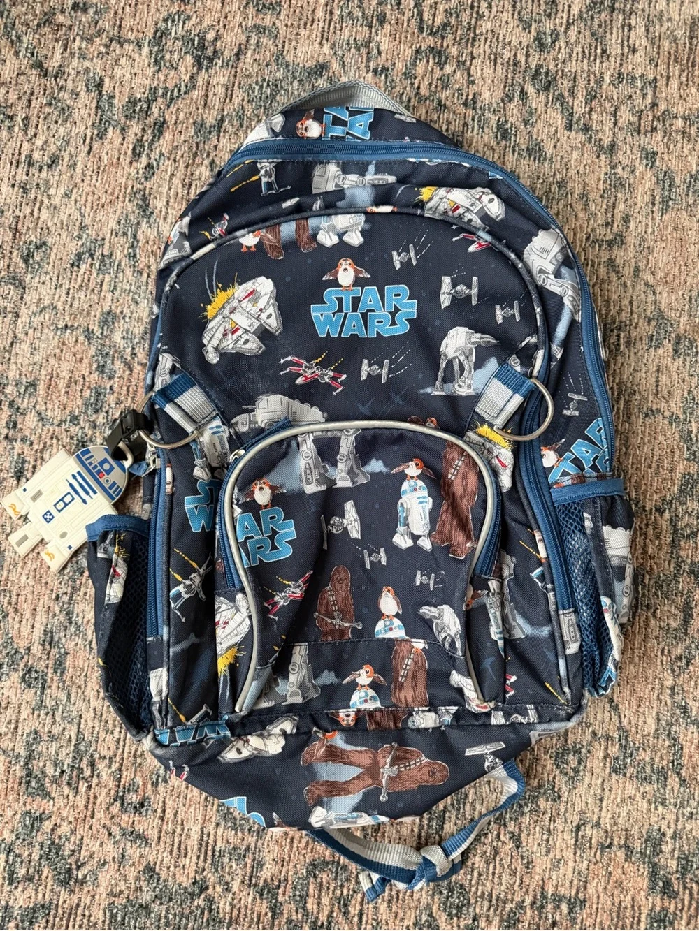 Pottery Barn Star Wars Kids Dark Blue Character Backpack size L